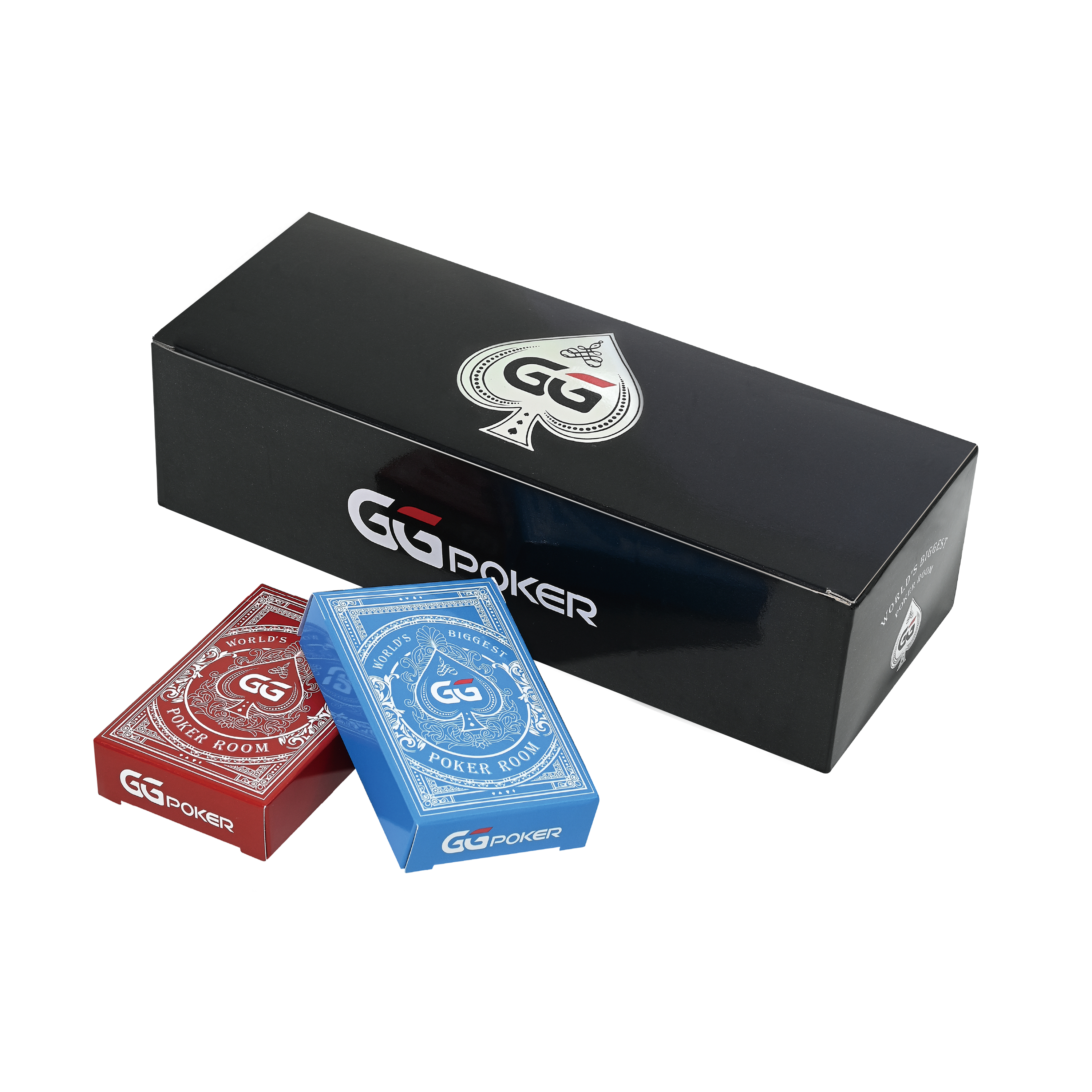 GGPOKER レッド＆ブルーカードデッキ BOXセット